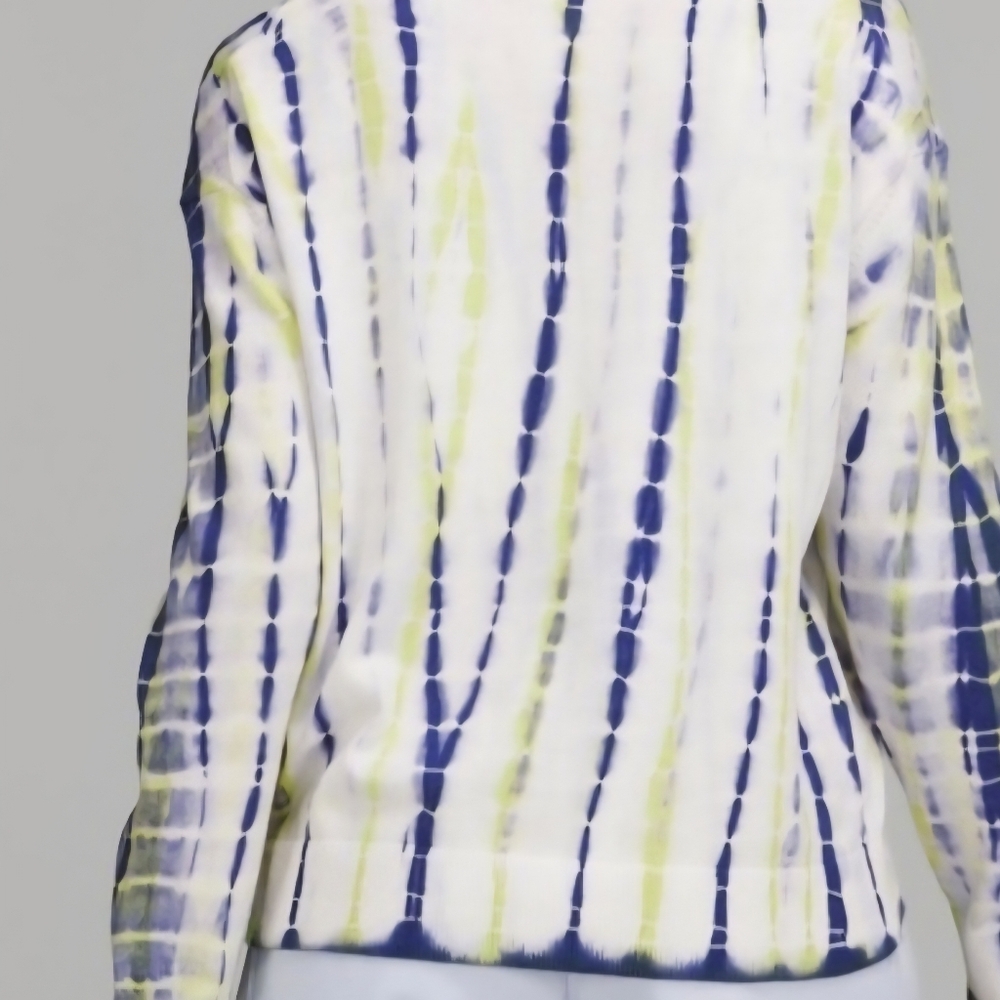 Lululemon Athletica Tie-Dye Purple/Yellow-Green Lightweight Sweater - Picture 10 of 10